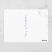 Hunderasse Dackel ポストカード (裏面)