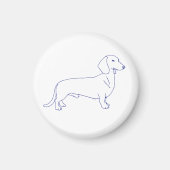 Hunderasse Dackel マグネット (正面)