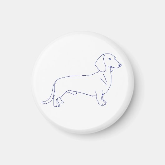 Hunderasse Dackel マグネット (正面)