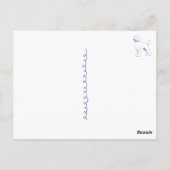 Hunderasse Goldendoodle ポストカード (裏面)