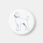 Hunderasse Goldendoodle マグネット (正面)