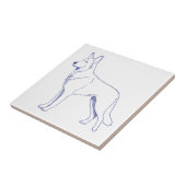 Hunderasse Schäferhund タイル (側面)