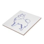 Hunderasse Spitz タイル (側面)