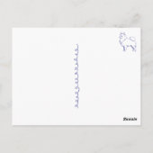 Hunderasse Spitz ポストカード (裏面)