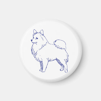 Hunderasse Spitz マグネット