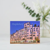 Hundertwasser in Magdeburgの写真 ポストカード (スタンド正面)