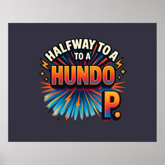 Hundoの半分やる気を起こさせる- ポスター (正面)