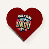 Hundoへの途中 – 50誕生日 ノートブック (正面)