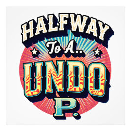 Hundoへの途中 – 50誕生日 フォトプリント           