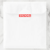 Hundo Pスタンプ ラウンドシール (バッグ)