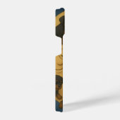 Hundred Flying Rottweilers – Joyful Puppies iPhoneケース (右側面)