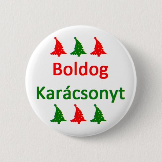 hungarian boldog karacsonyt 缶バッジ (正面)