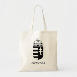 Hungarian Coat of Arms Contemporary Monochrome Art トートバッグ