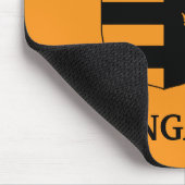 Hungarian Coat of Arms Contemporary Monochrome Art マウスパッド (コーナー)