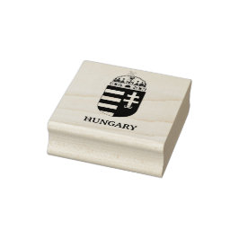 Hungarian Coat of Arms Contemporary Monochrome Art ラバースタンプ
