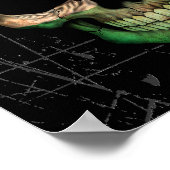 Hungarian Djスカル(ヘッドフォン付) ポスター (角)