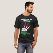 Hungarian Flag Printed Palm Tシャツ (正面フル)
