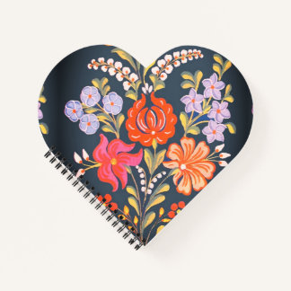 hungarian flowers -vibrant colors ノートブック