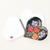 hungarian flowers -vibrant colors ノートブック (内部)