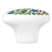 Hungarian Kalocsa Floral Folk Art Ceramic Knob セラミックノブ (側面)