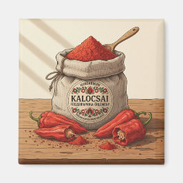 Hungarian Kalocsai Paprika – Red Paprika Powder  マグネット
