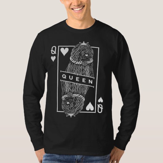 Hungarian Puli Queen Of Hearts  Dog  Pop Tシャツ (正面)