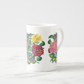 Hungarian rustic  flowers ボーンチャイナマグカップ (正面右)