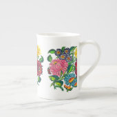 Hungarian rustic  flowers ボーンチャイナマグカップ (右)