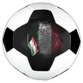 Hungary flag サッカーボール (回転)