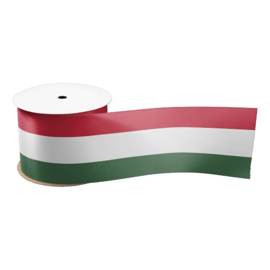 Hungary flag サテンリボン (リール)