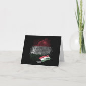 Hungary flag ノートカード (裏面)