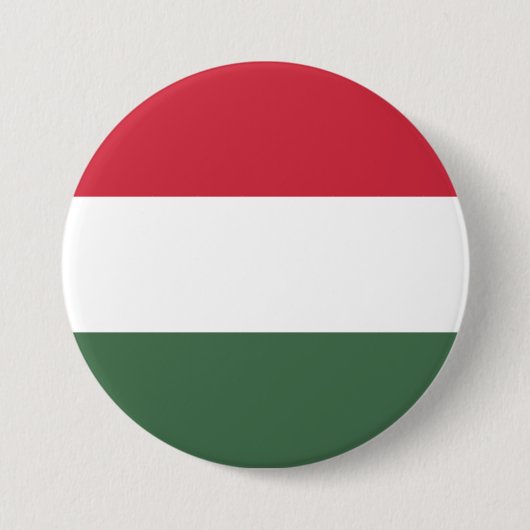 Hungary Flag 缶バッジ (正面)