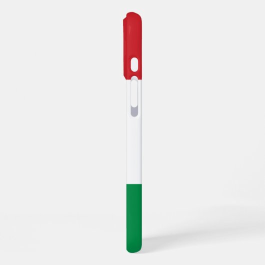 Hungary Flag iPhoneケース (左側面)