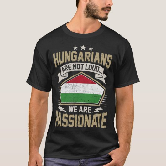 Hungary Flag Passionate Hungarians Girls & Women Tシャツ (正面)