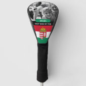 Hungary Golf, Best Dad, Hungarian Flag, Photo ゴルフヘッドカバー (正面)