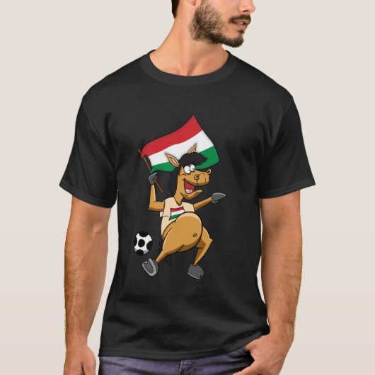 Hungary Horse Hungarian Fan Tシャツ (正面)