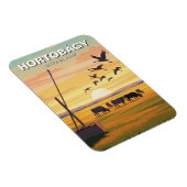 Hungary Hortobagy National Park Travel マグネット (右側)
