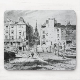 Hungerford古い階段の眺め、c.1815 マウスパッド