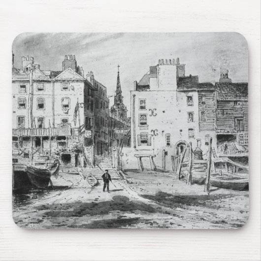 Hungerford古い階段の眺め、c.1815 マウスパッド (正面)