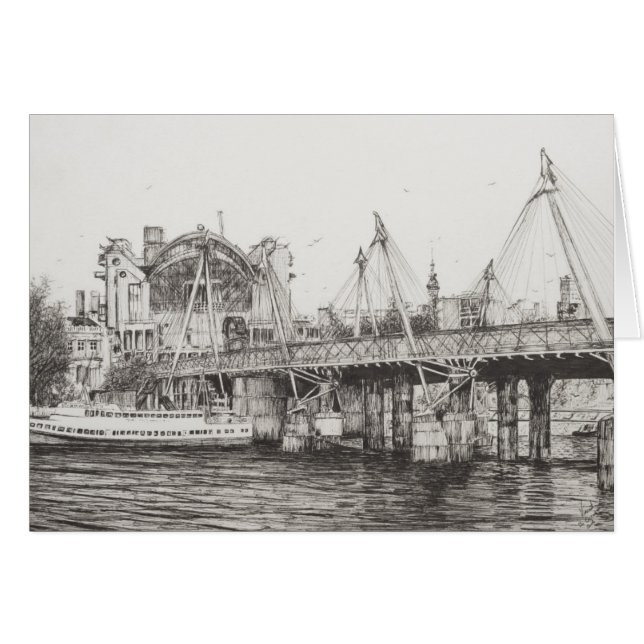 Hungerford橋ロンドン30/10/2006 (正面横)