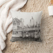 Hungerford橋ロンドン30/10/2006 クッション (ブランケット)