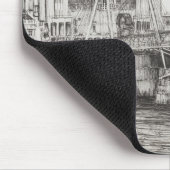 Hungerford橋ロンドン30/10/2006 マウスパッド (コーナー)