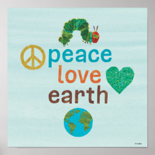 Hungry Caterpillar   Peace, Love, Earth ポスター