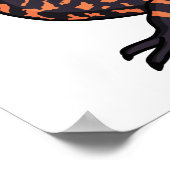 Hungry gila monster lizard cartoon illustration  ポスター (角)