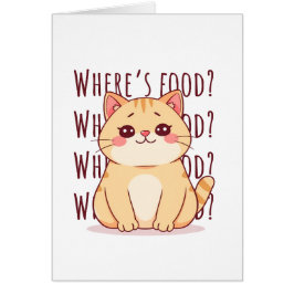 Hungry Ginger Cat 