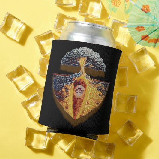 Hungry Hollow Black and Gold Can Cooler 缶クーラー (インサイチュ 夏)