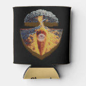 Hungry Hollow Black and Gold Can Cooler 缶クーラー (正面)