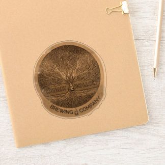 Hungry Hollow Brewing Company Transparent Kiss Cut シール