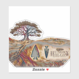 Hungry Hollow Brewing Kiss Cut Sticker シール