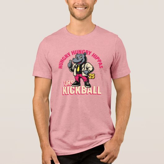 Hungry Hungry Hippas UHS Kickball トライブレンドＴシャツ (正面)